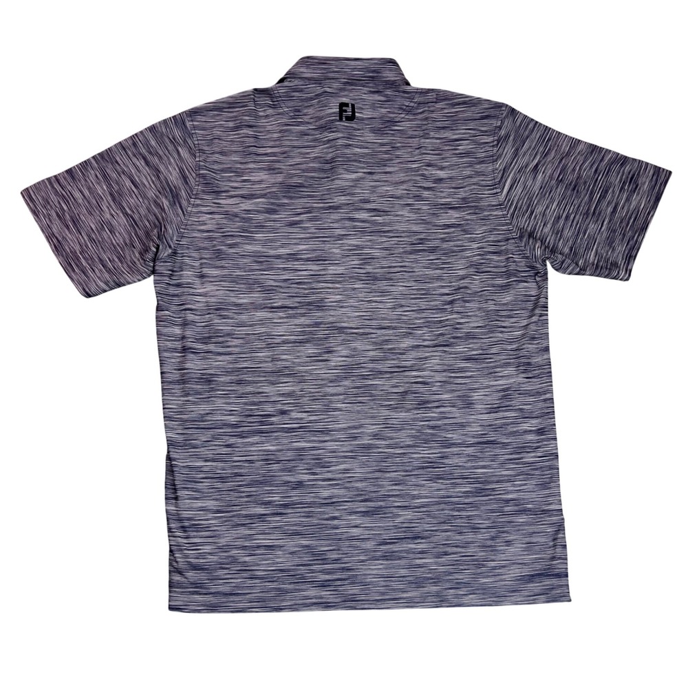 FootJoy Men's Large Navy White Space Dye ProDry Performance Golf Polo Shirt‎ FJ - Picture 3 of 8